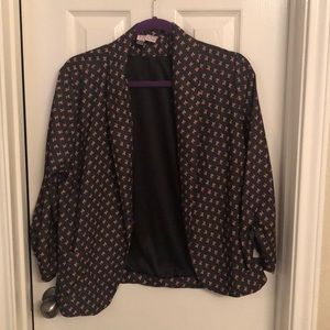 Cute vintage style blazer with cropped sleeves